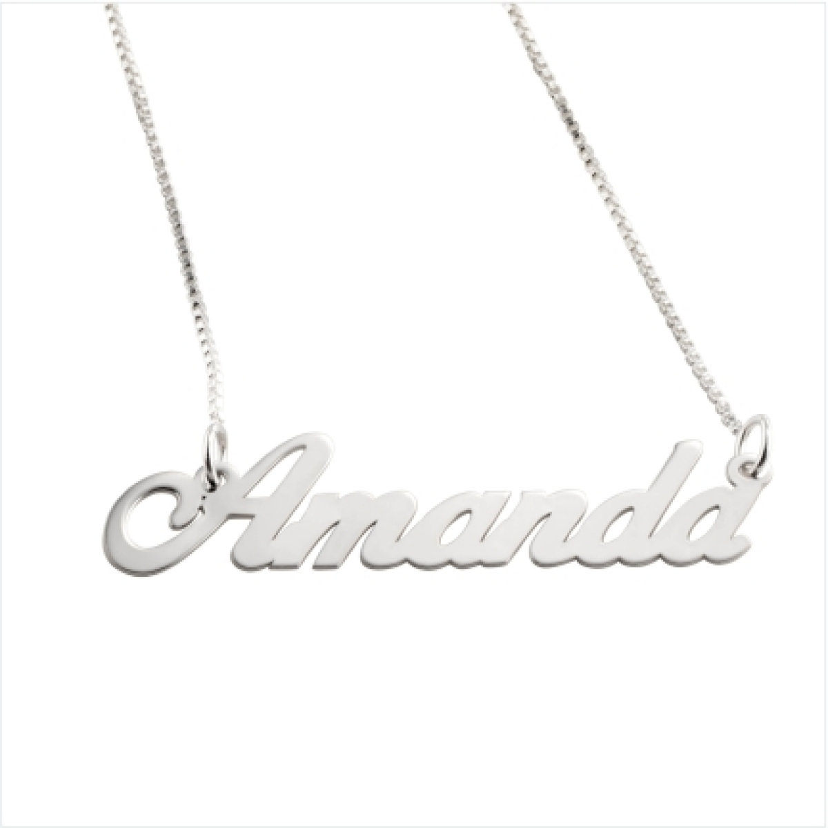 Colar com Nome em Prata