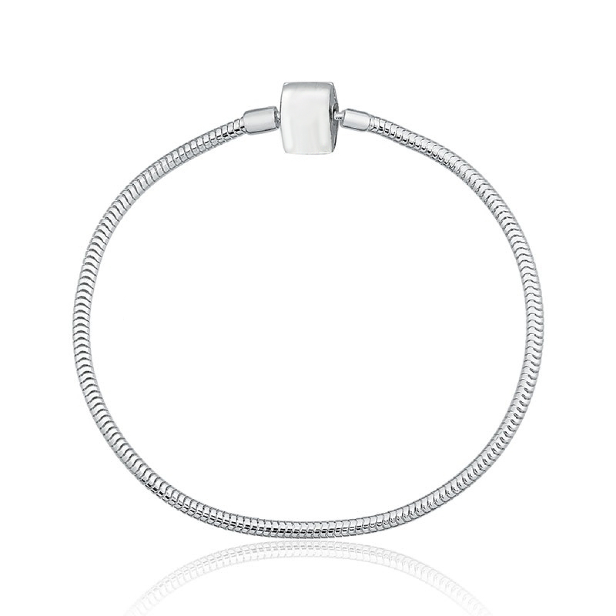 Pulseira com Fecho Redondo para Berloques (Charms)