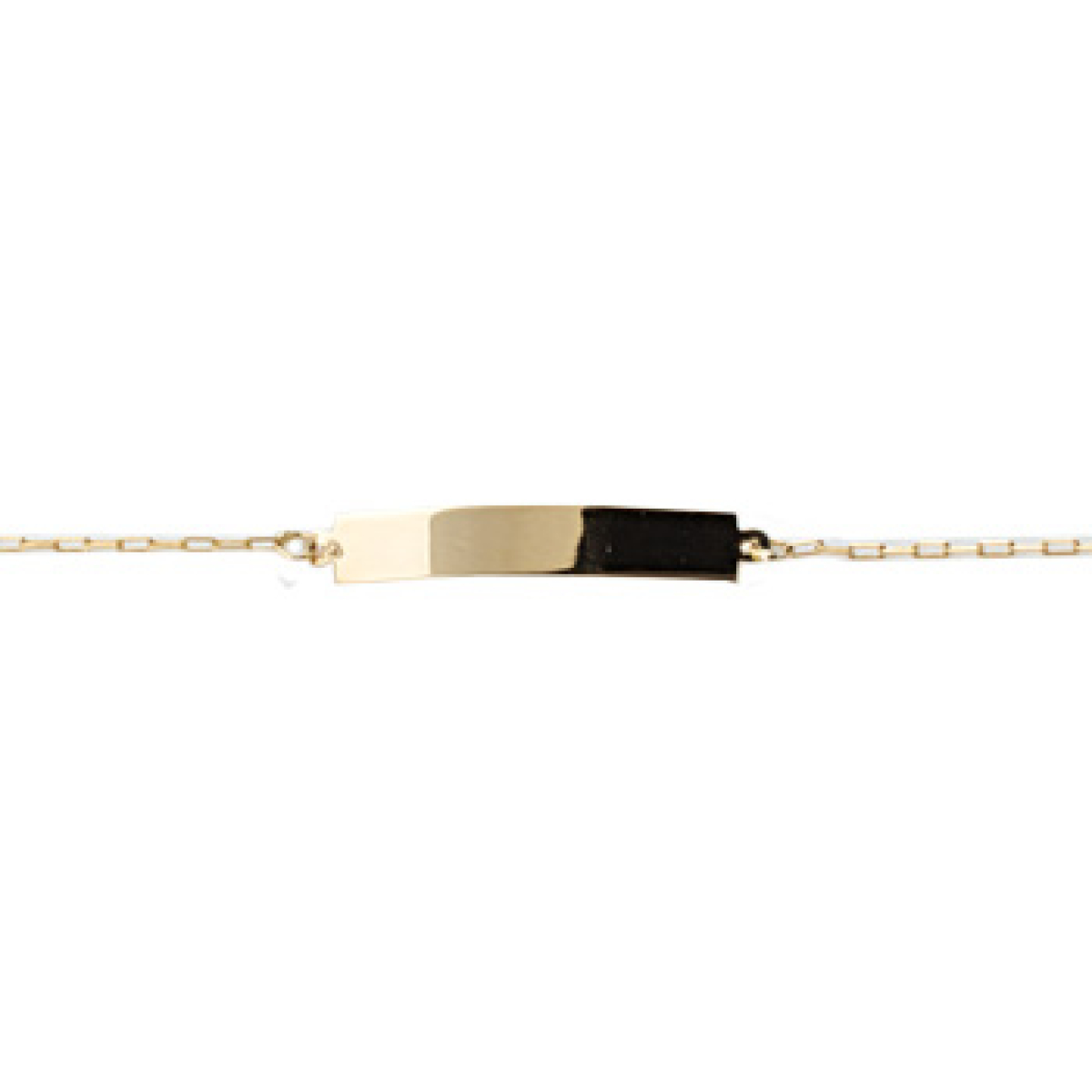 Pulseira Infantil em Ouro 18k - Chapinha 