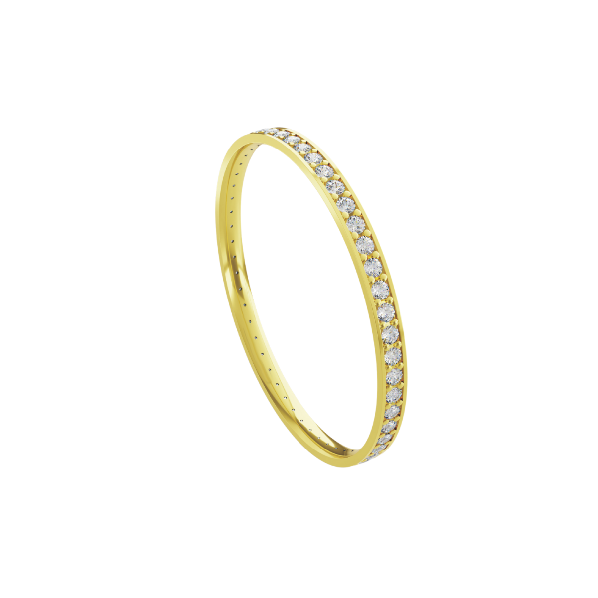 Aparador em Ouro 18k - Cravejado - 2mm