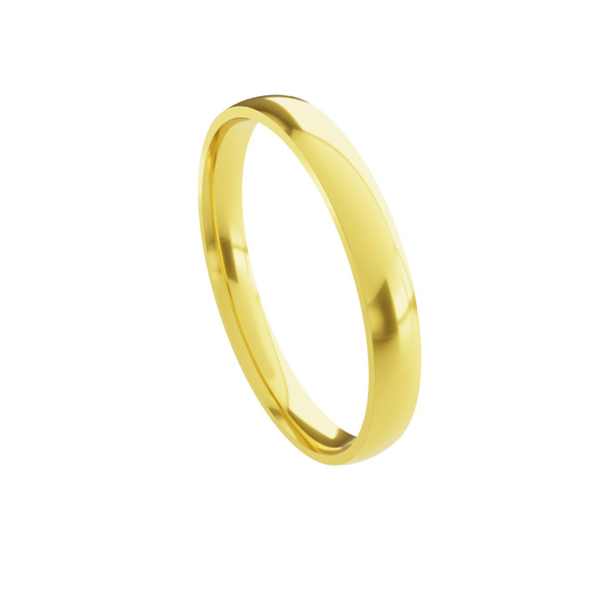 Aliança em Ouro 18k - Tradicional Confort - 2,8mm