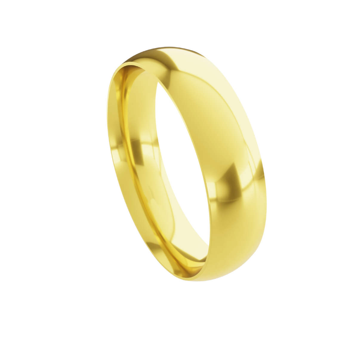 Aliança em Ouro 18k - Tradicional Confort - 5,5mm