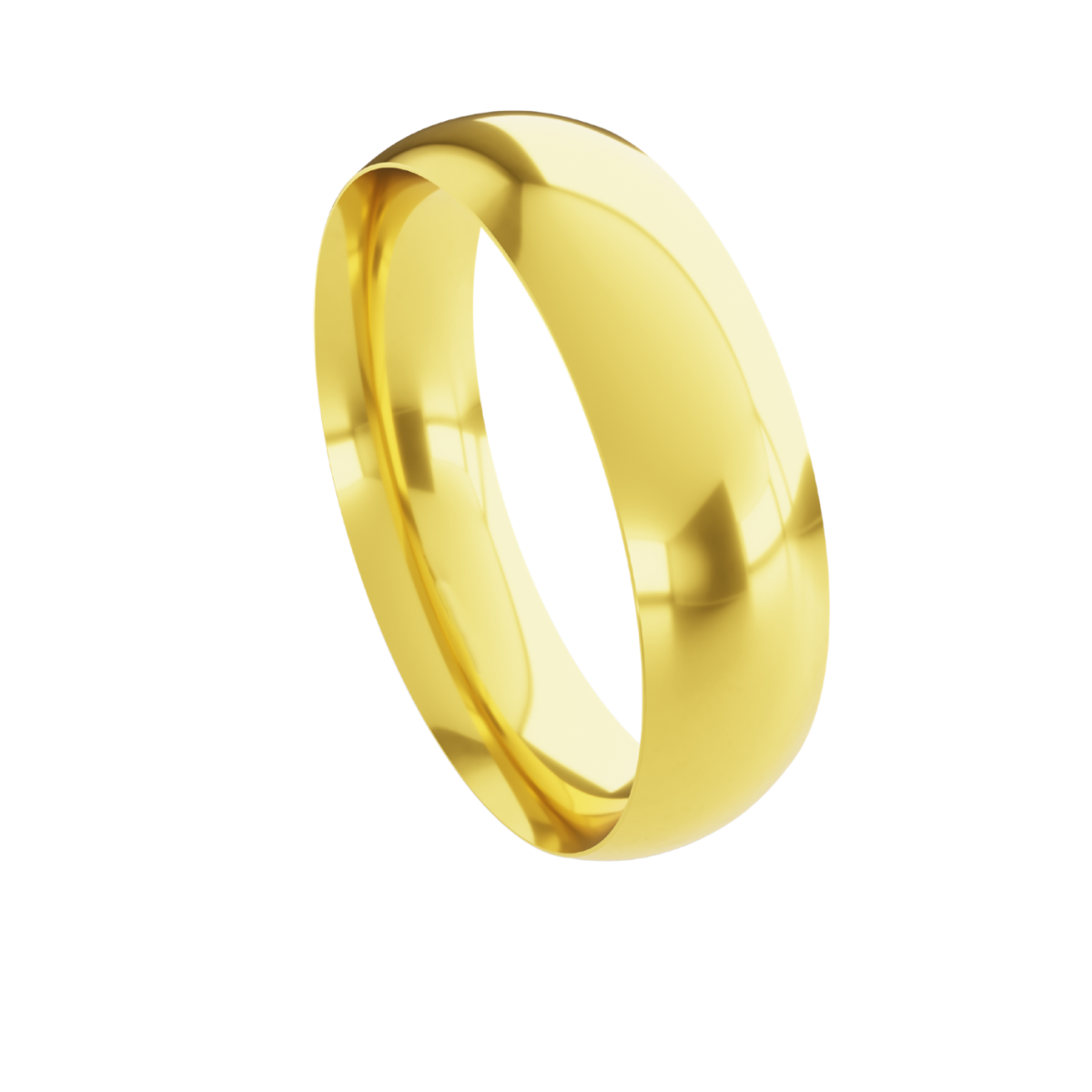 Aliança em Ouro 18k - Tradicional Confort - 6mm