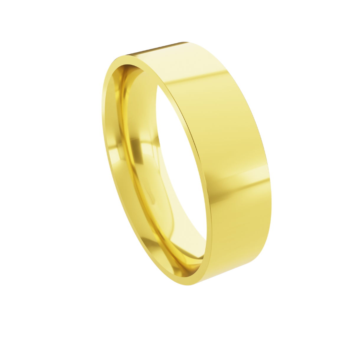 Aliança em Ouro 18k - Reta - 7mm