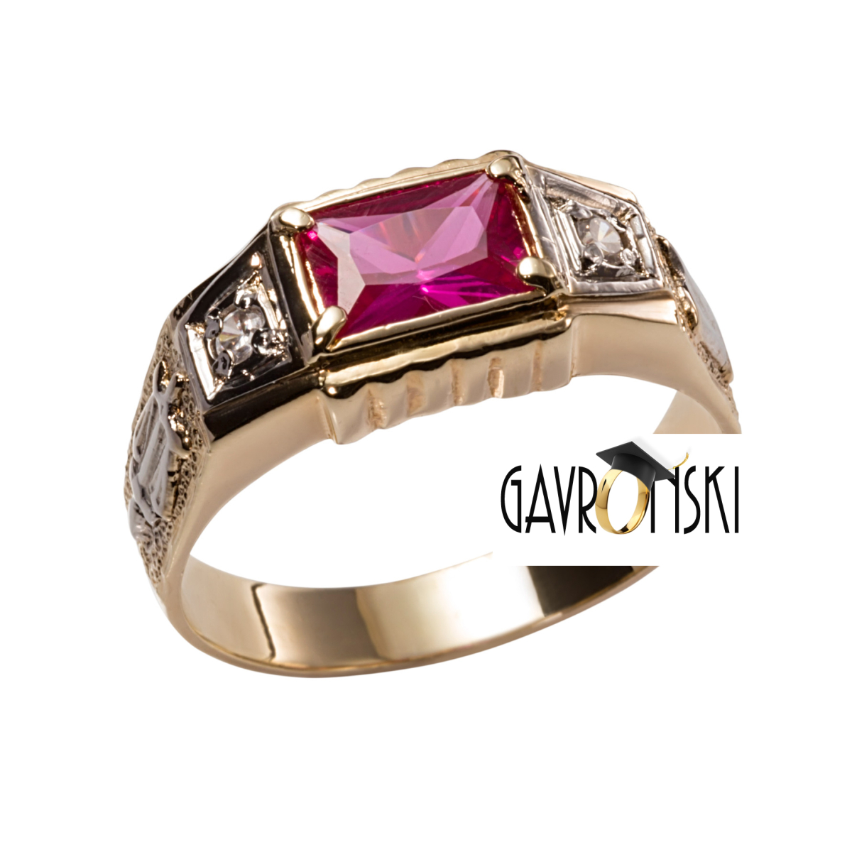 Anel de Formatura em Ouro 18k 