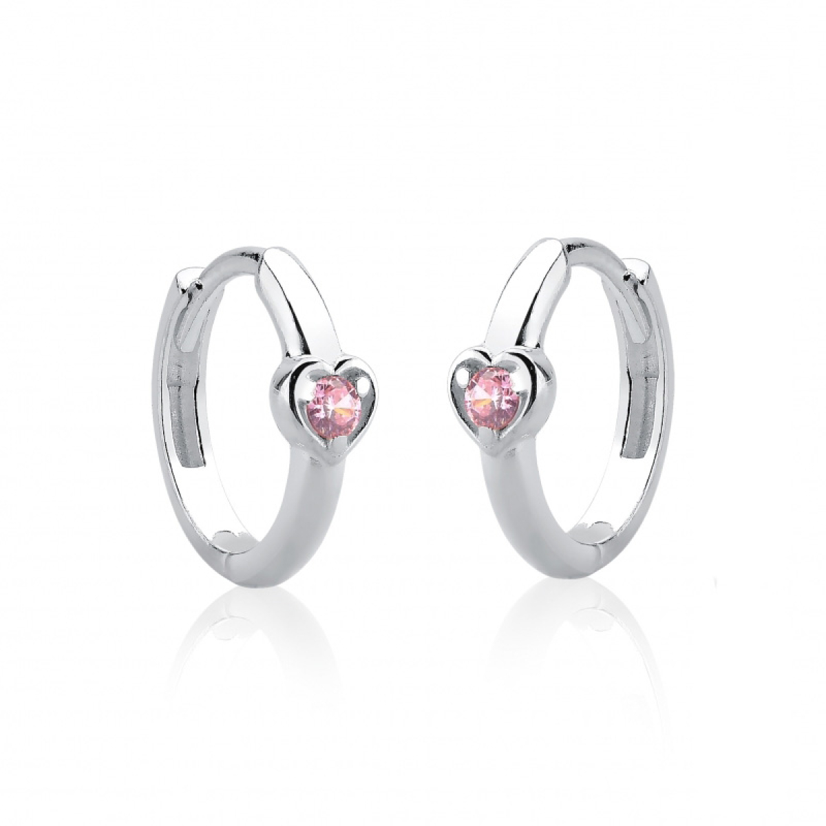 Brinco Argola (Abre e Fecha) Coração