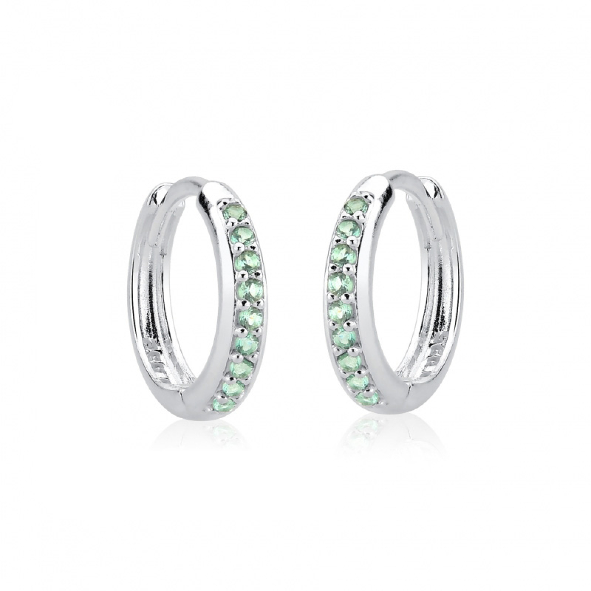 Brinco (Abre e Fecha) cravejado com 1,3cm