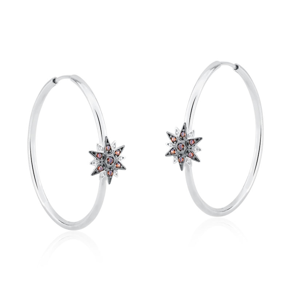 Brinco Argola menor Estrela 3,5x1cm