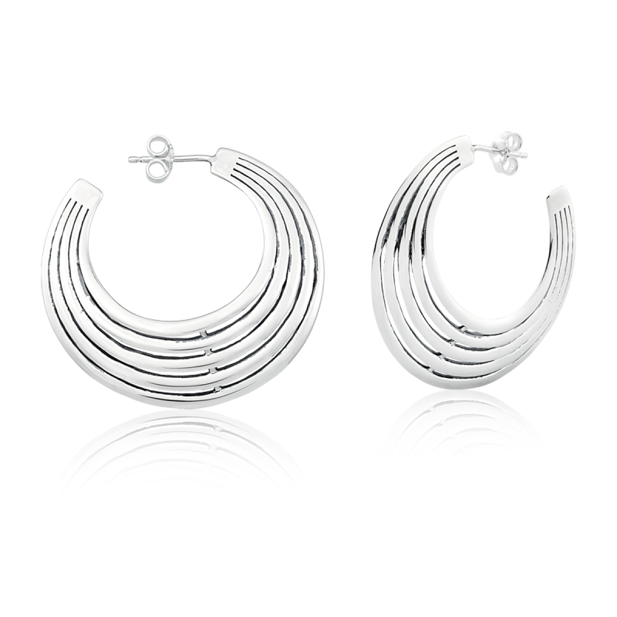 Brinco Argola com 5 linhas