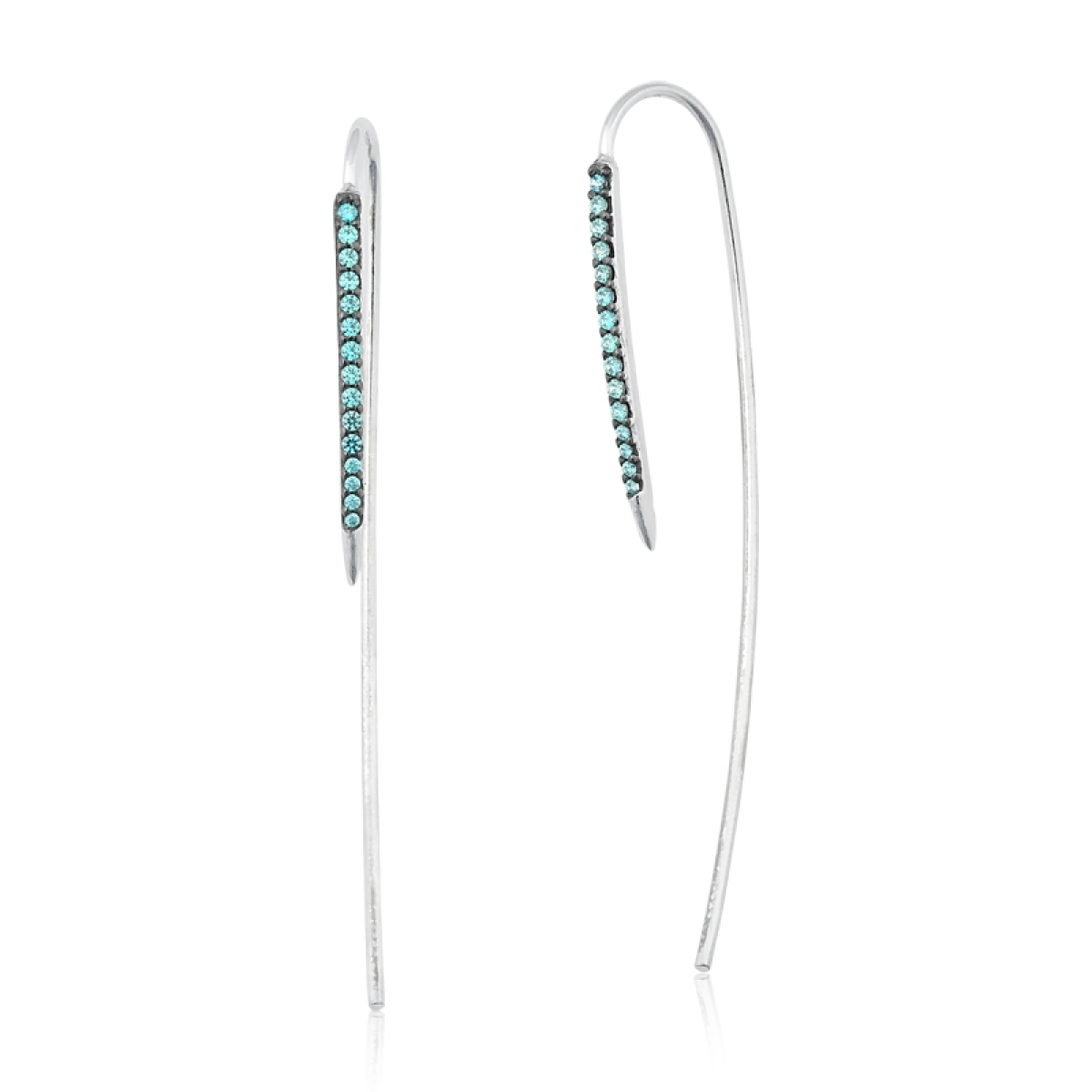 Brinco Palito Cravejado