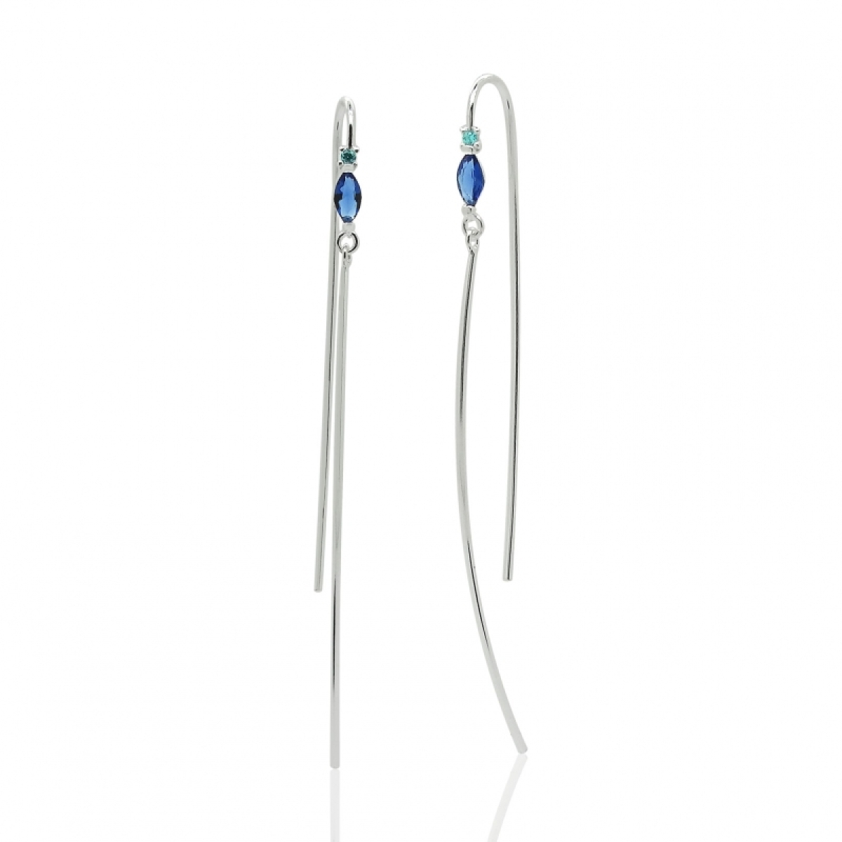 Brinco Fio com Navetes 3x6