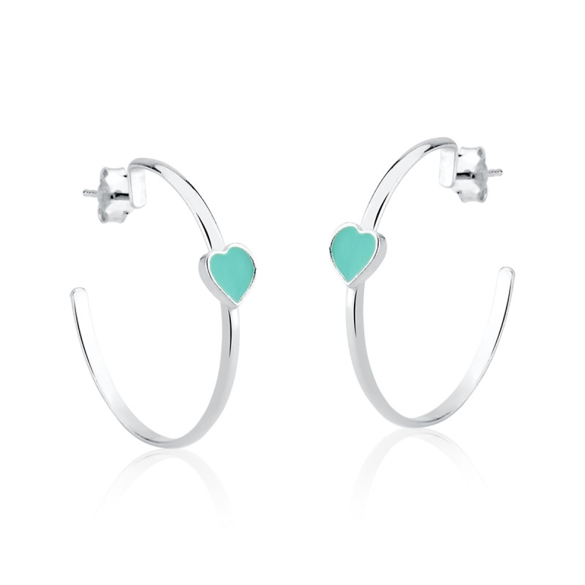 Brinco Argola com Coração