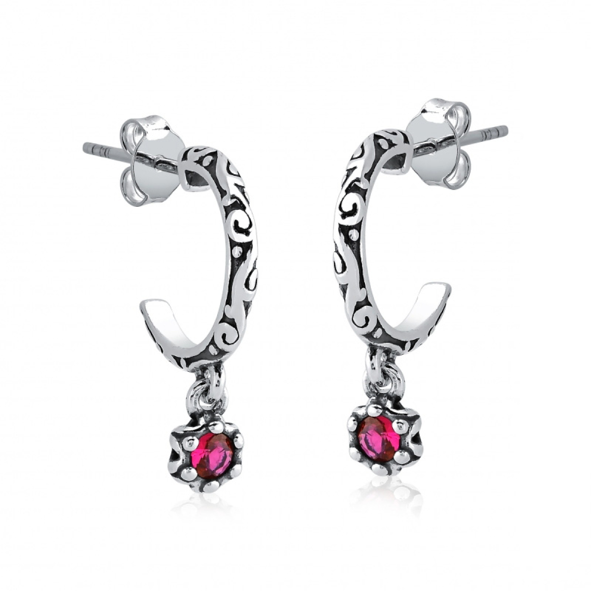 Brinco arabesco com Zircônias