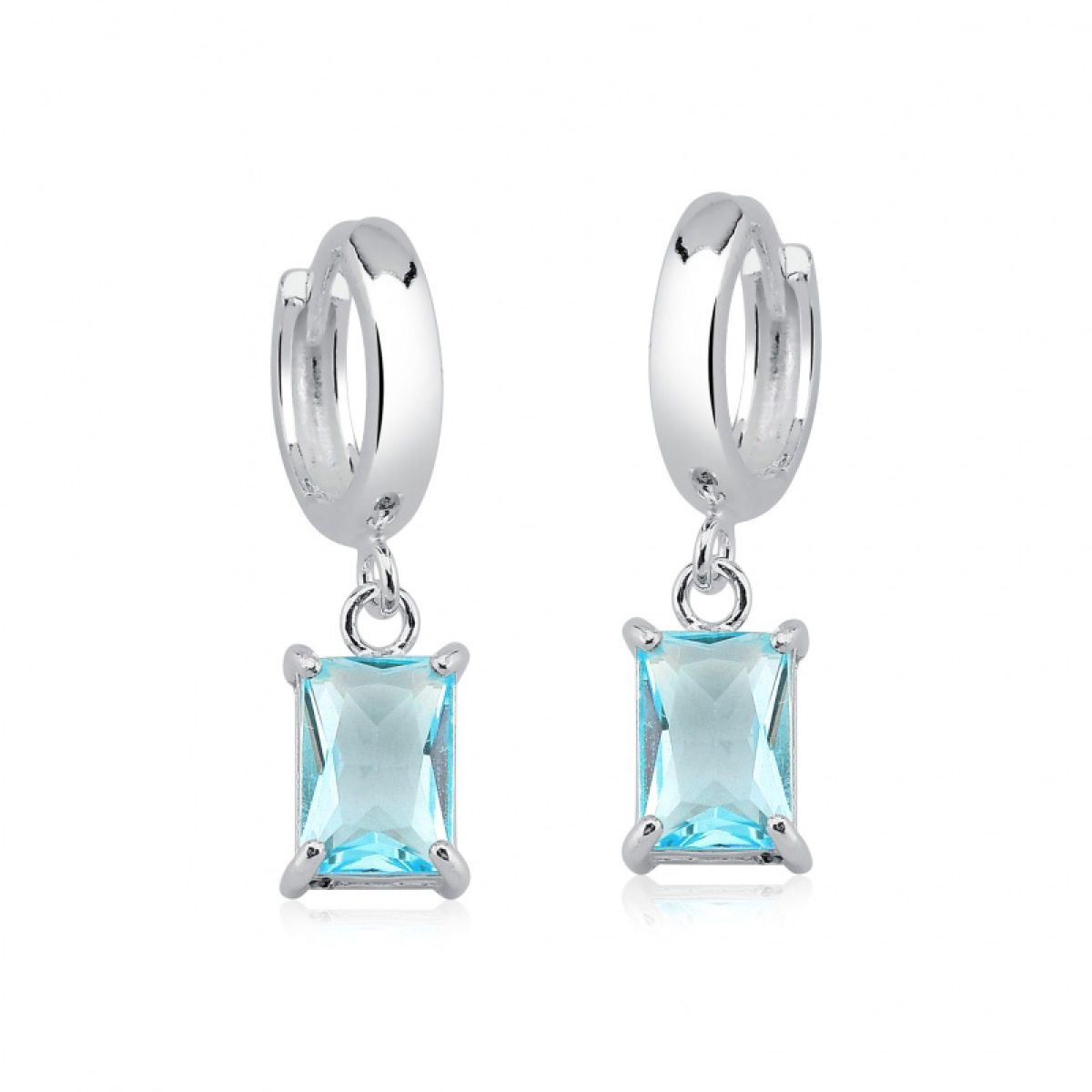 Brinco (Abre e Fecha) baguete 5x7mm