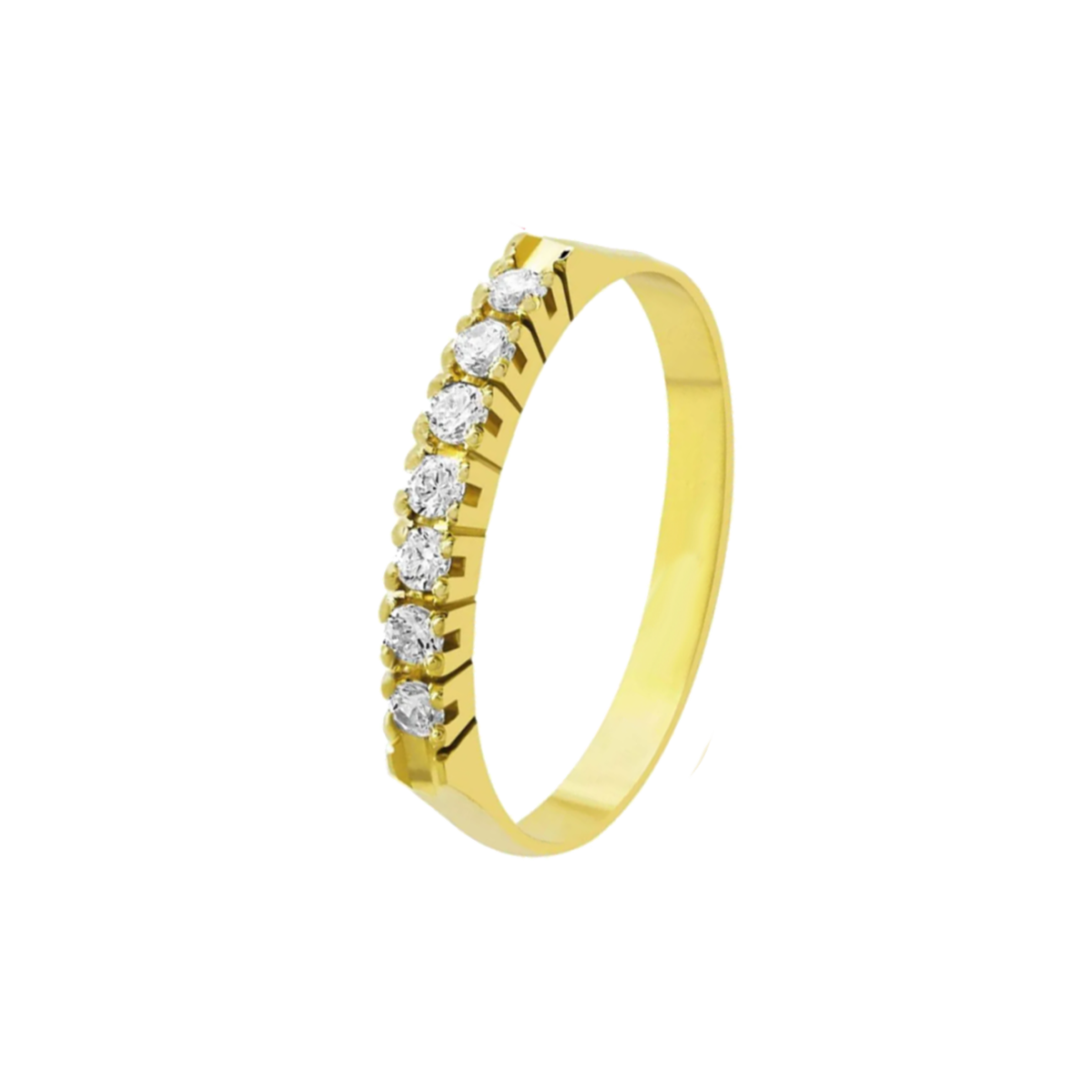 Aparador em Ouro 18k - Clássico Cravejado - 2,22mm