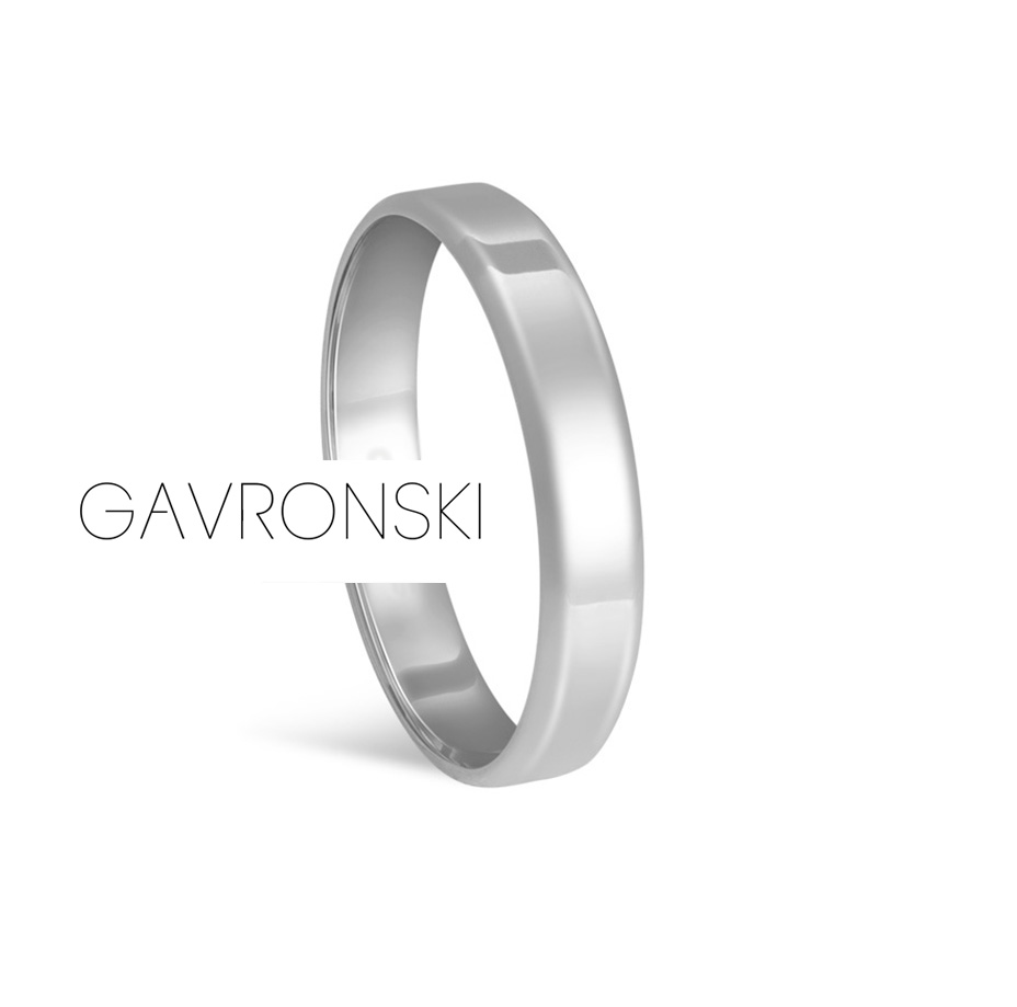 Aliança de Prata Quinada com 3mm