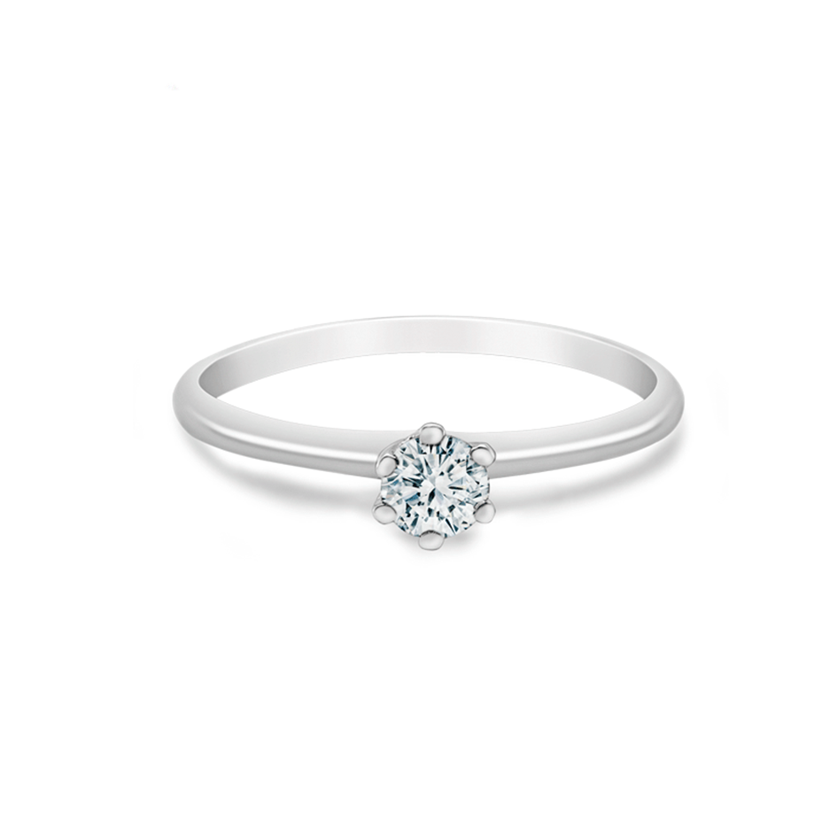 Anel Solitário 6 garras